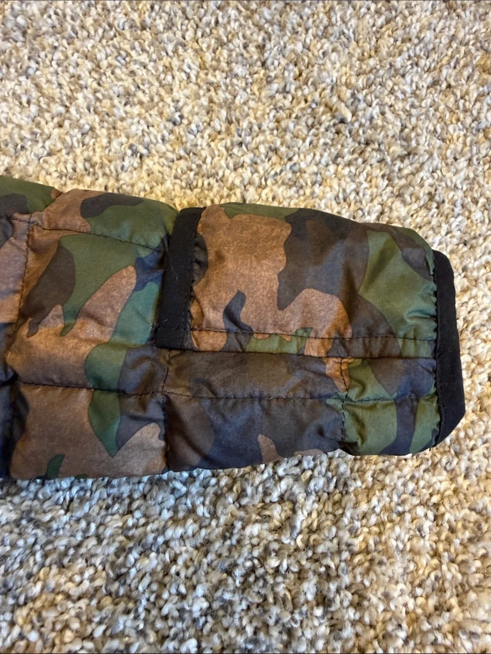 The North Face Rare Camo Insulated One-Piece Snowsuit - Green/Brown 18-24m